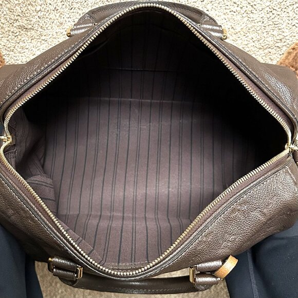 LOUIS VUITTON Empreinte Speedy Bandouliere 30 Brown Terre - Picture 8 of 13